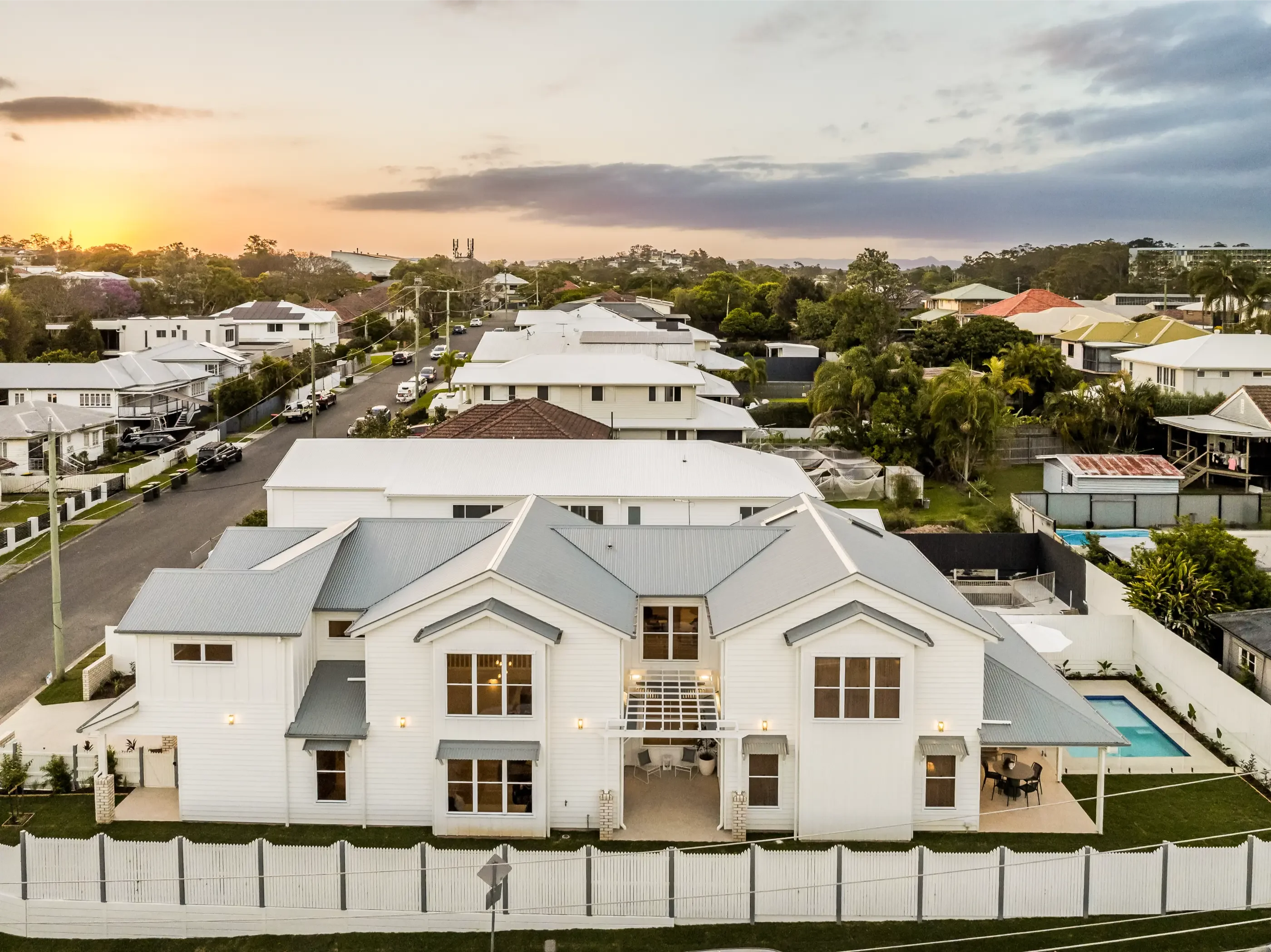 1 Exley St, kedron drone shot